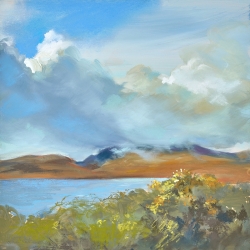 Landscape canvas, Rising up to meet the mountain, Whatmore