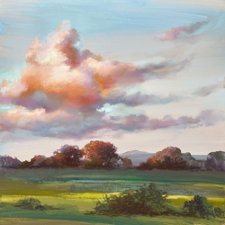 Tableau sur toil paysage, Le ciel du Devon I de Nel Whatmore