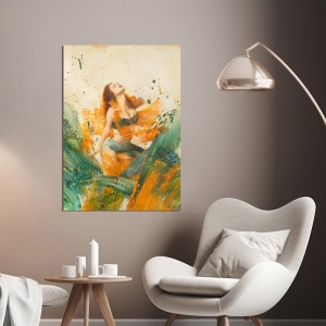 Cuadro moderno mujer en lienzo, Rebirth (detail) de Erica Pagnoni