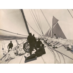 Art print and canvas, Crew of the Reliance, America's Cup, 1903