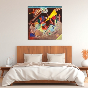 Tableau sur toile, affiche, Deep Brown de Wassily Kandinsky