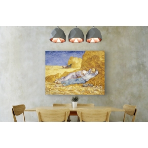 Cuadro en canvas. Vincent van Gogh, La siesta
