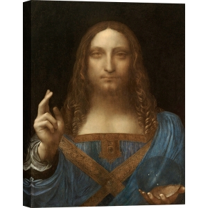 Cuadro en lienzo y lámina, Salvator Mundi, Leonardo da Vinci
