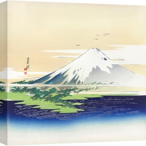 Japanese art print and canvas, Fuji, 1900-1910 by Ogata Gekko