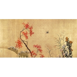Tableau sur toile, affiche, Automne japonais de Shibata Zeshine