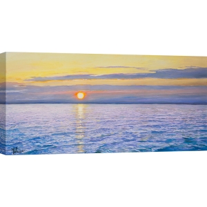 Kunstdruck, Leinwandbild, Morgen am Meer von Adriano Galasso