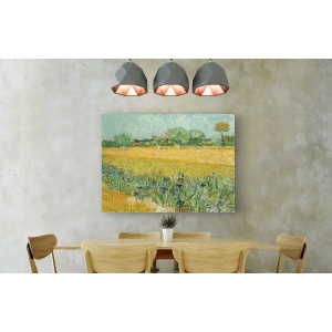 Cuadro en canvas. Vincent van Gogh, Campo con lirios cerca de Arlés