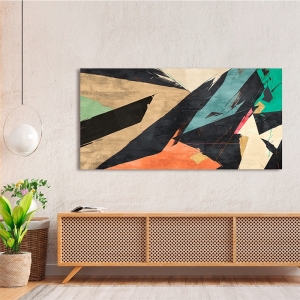 Modern art print and canvas, Fragmentation by Haru Ikeda