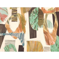 Tableau moderne abstrait sur toile, A Forest de Sven Dorn