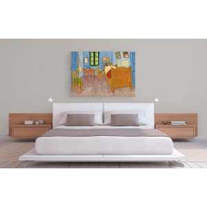 Wall art print and canvas. Vincent van Gogh, Van Gogh's Bedroom at Arles