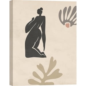 Female silhouette print, In the Garden of Luxury II, Atelier Deco