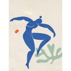 Poster style Matisse, Danse de nuit II