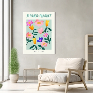 Tableau sur toile et affiche, Flower Market: Wild flowers I