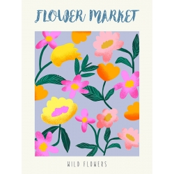 Poster Flower Market: Wild flowers II di Atelier Deco