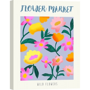 Tableau sur toile et affiche, Flower Market: Wild flowers II