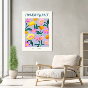 Tableau sur toile et affiche, Flower Market: Wild flowers II