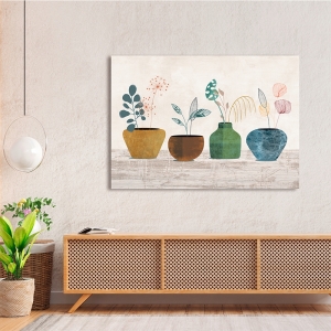 Minimalist print with flowers, Elements of Nature, Sayaka Miko