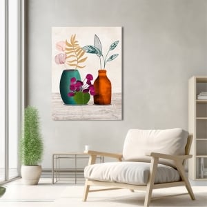 Quadro nordic con fiori, Modern Ikebana V di Sayaka Miko