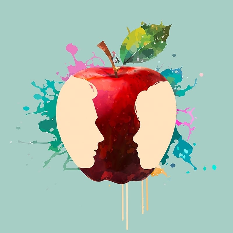 Pop Art print and canvas, Love Apple I by Steven Hill