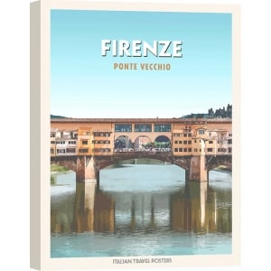 Poster, Kunstdruck, Leinwandbild Firenze: Ponte vecchio