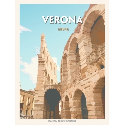 Poster, print and canvas, Verona: Arena by Atelier Deco