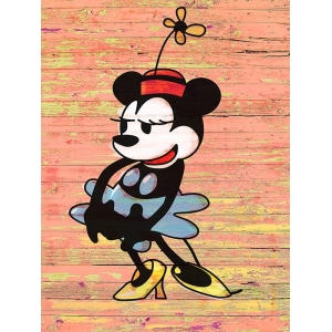 Tableau sur toile et affiche, Vintage Minnie de Eric Chestier