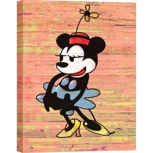 Tableau sur toile et affiche, Vintage Minnie de Eric Chestier