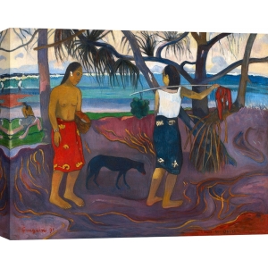 Art print Paul Gauguin, I Raro Te Oviri (Under the Pandanus)