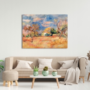 Art print and canvas, Dovecote at Bellevue, Renoir