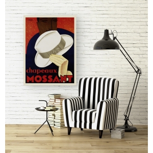 Wall art print and canvas. Olsky, Chapeaux Mossant, 1928