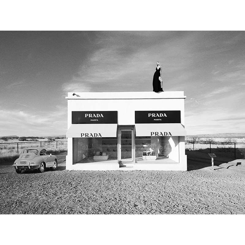 Quadro foto fashion, Prada Marfa Beauty di Julian Lauren