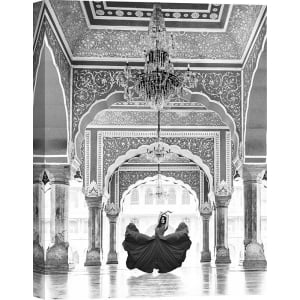 Fashion photo print, Palace in Jaipur, India (BW)