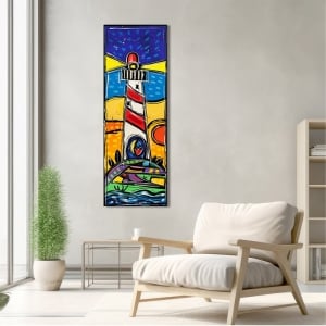 Tableau sur toile et affiche, Un joyeux phare de Wallas