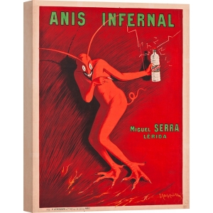 Wall art print and canvas. Leonetto Cappiello, Anis Infernal