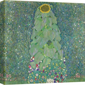 Cuadro en lienzo y lámina, Girasol de Gustav Klimt