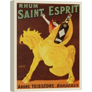 Cuadros vintage en canvas. J. Spring, Rhum Saint Esprit, 1919