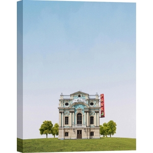 Photographic print, Peculiar Architecture IV by ABChrome