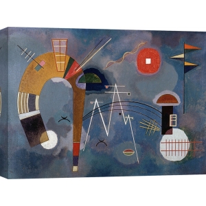 Tableau sur toile. Wassily Kandinsky, Round and Pointed