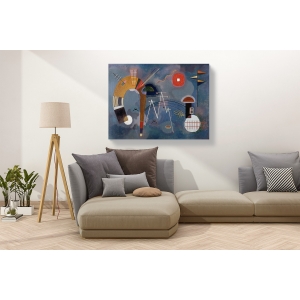 Wall art print and canvas. Wassily Kandinsky, Round and Pointed