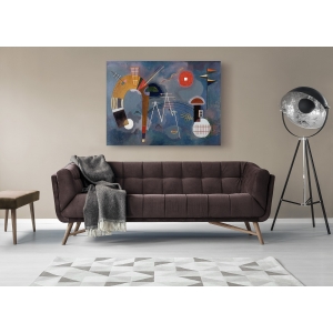 Wall art print and canvas. Wassily Kandinsky, Round and Pointed