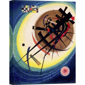 Quadro, stampa su tela. Wassily Kandinsky, The Bright Oval