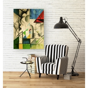 Wall art print and canvas. Wassily Kandinsky, Formen