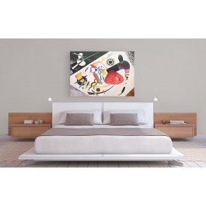 Cuadro abstracto en canvas. Wassily Kandinsky, Roter Fleck
