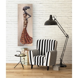 Wall art print and canvas. Sonya Duval, Princesse d'Afrique