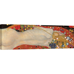 Wall art print and canvas. Gustav Klimt, Sea Serpents I (detail)