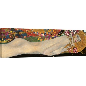 Cuadro en canvas. Gustav Klimt, Serpientes de mar II (detalle)