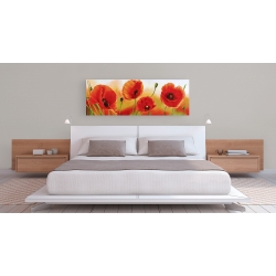 Wall art print and canvas. Luca Villa, Poppies in the wind