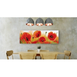 Wall art print and canvas. Luca Villa, Poppies in the wind
