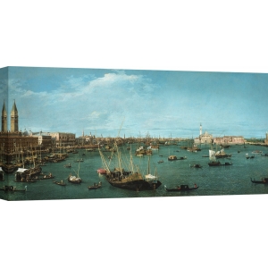 Quadro, stampa su tela. Canaletto, Bacino di San Marco, Venezia