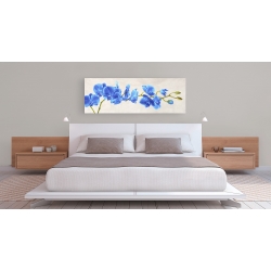 Wall art print and canvas. Shin Mills, Blue Orchid